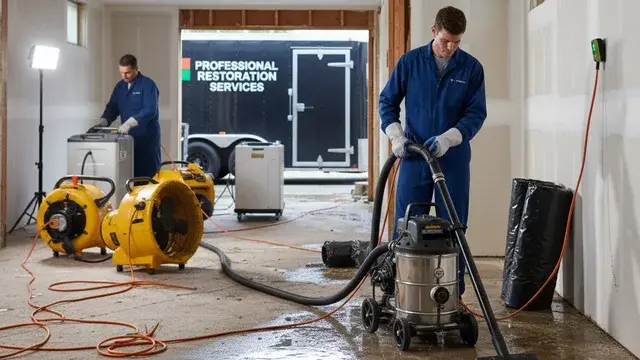 Professional water damage restoration and drying in Laurel, MD