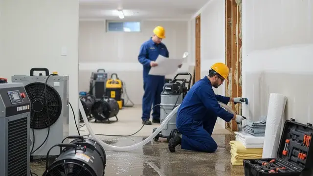 Professional water damage restoration and drying in Owings Mills, MD