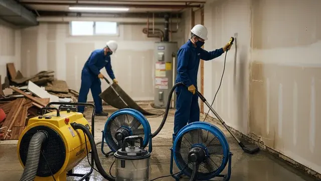 Professional water damage restoration and drying in Reisterstown, MD