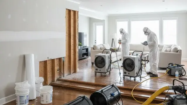 Professional water damage restoration and drying in Timonium, MD