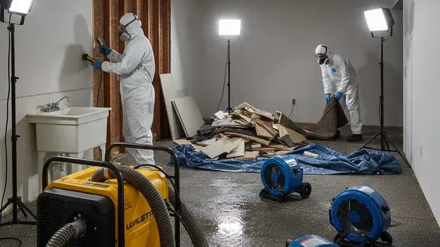 Professional water damage restoration and drying in White Marsh, MD